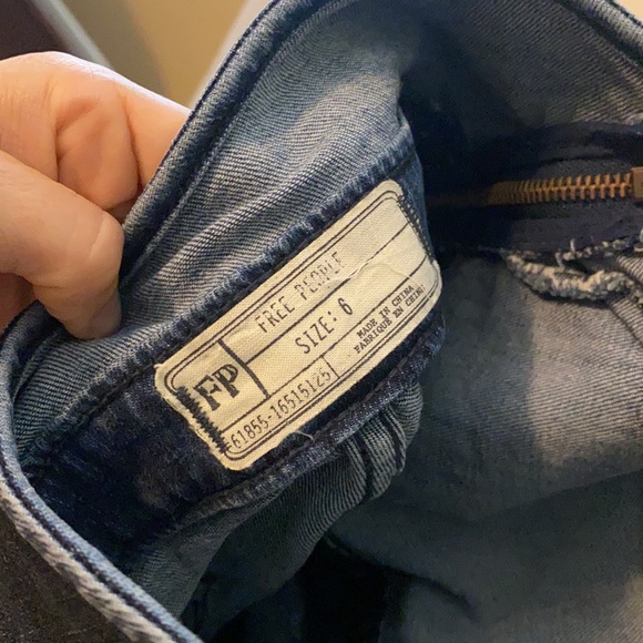 Free People Denim Halter Jumpsuit - Picture 8 of 9